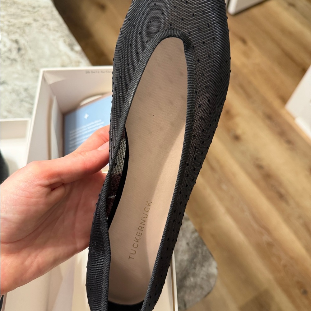 Tuckernuck Black Mesh Nina Flats